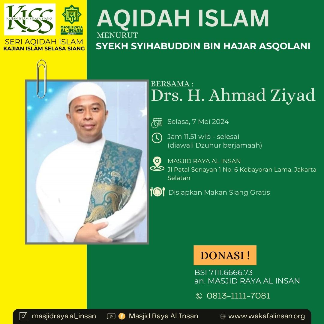 KAJIAN ISLAM SELASA SIANG 07 MEI 2024