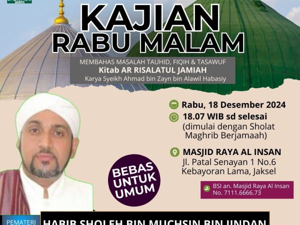 Kajian Rabu Malam bersama HABIB SHOLEH BIN MUCHSIN BIN JINDAN