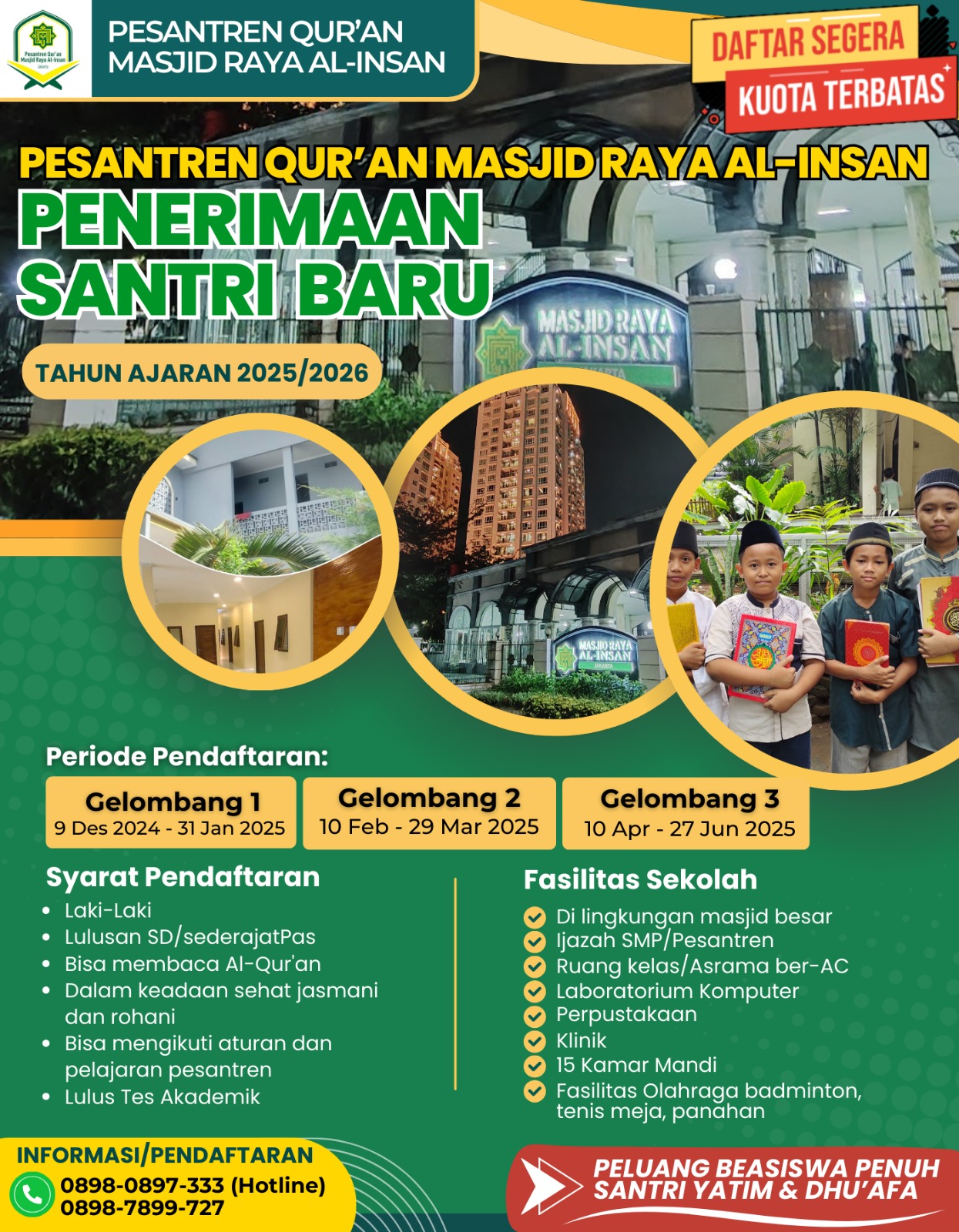 PENERIMAAN SANTRI BARU