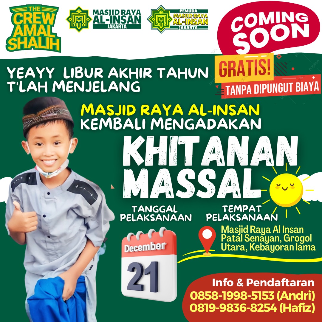 KHITANAN MASSAL MASJID RAYA AL-INSAN